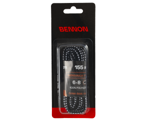 Sznurowadła Do Butów Bennon Black Box Black-grey 155cm