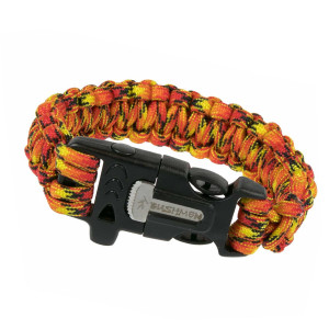 Bransoletka Survivalowa Paracord Bushmen 3m - Fire