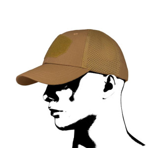 Czapka Baseballowa Camo Mesh - Coyote