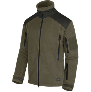 Bluza Polarowa Polar Wojskowy Helikon Liberty Double Fleece - Green-Black