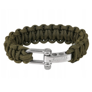 Bransoletka Survivalowa Texar Paracord - Olive
