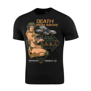 Koszulka Wojskowa T-shirt z Nadrukiem M-Tac Mavic Dilivery Service Black