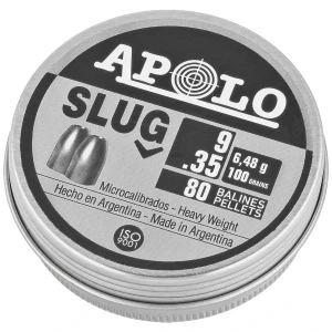 Śrut Apolo Slug 100 9 mm, 80 szt. 6.48g/100.0gr