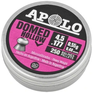 śrut Apolo Domed Hollow 4.5 Mm, 250 Szt. 0.55g/8.48gr