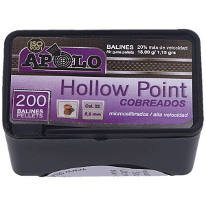 Śrut Apolo Hollow Point Copper 5.5 mm, 200 szt. 1.15g/18.0gr