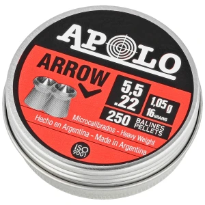 śrut Apolo Arrow 5.5 Mm, 250 Szt. 1.05g/16.0gr