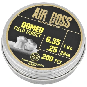 Śrut Apolo Air Boss Domed Field Target 6.35 mm, 200 szt. 1.60g/25.0gr