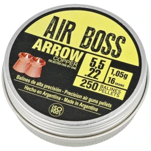 Śrut Apolo Air Boss Arrow Copper 5.5 mm, 250 szt. 1.05g/16.0gr