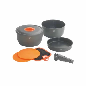 Zestaw Naczyń Turystycznych Esbit Aluminiowy Cookware 3 Standard Grey