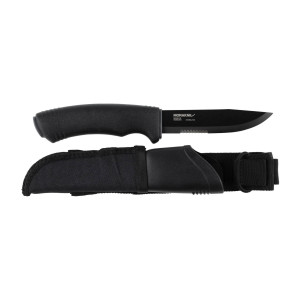 Nóż Taktyczny Morakniv Bushcraft Expert BB SRT ze stali nierdzewnej 12295 - Czarny