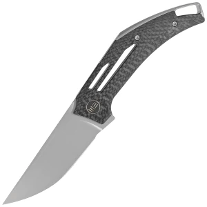 Nóż składany WE Knife Speedliner Twill Carbon Fiber, Silver Bead Blasted CPM 20CV by Tashi Bharucha