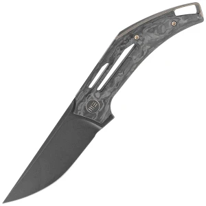 Nóż składany WE Knife Speedliner Shredded Carbon Fiber, Black Stonewashed CPM 20CV by Tashi Bharucha