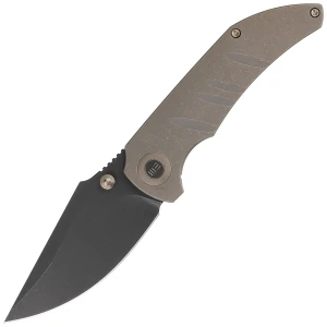 Nóż składany WE Knife Riff-Raff Polished Bead Blasted Titanium, Polished Bead Blasted CPM 20CV by Matthew Christensen (WE22020B-4)