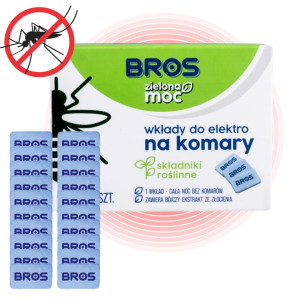 Wkłady Bros Elektro Zielona Moc 8 H 20 Szt Do Odstraszaczy Nitecore