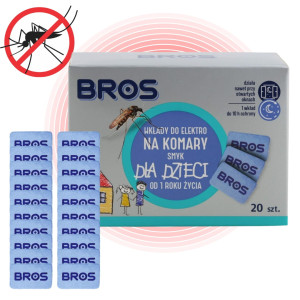 Wkłady Bros Zielona Moc Elektro 12h do Odstraszaczy Nitecore 20 szt