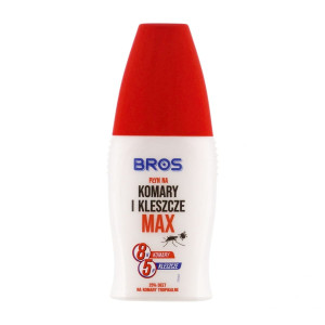 Płyn Bros Na Komary i Kleszcze Max DEET 25% Ochrona do 8h 50 ml