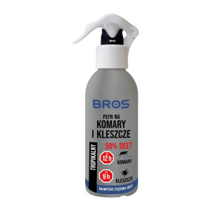 Płyn Bros na Komary i Kleszcze DEET 50% 130 ml do 12 H