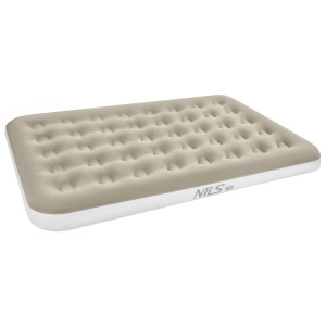 Materac Dmuchany Dwuosobowy 191x137x22 Cm Nils Camp Nc2802 - Beżowy
