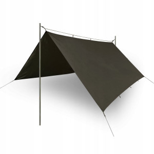 Tarp Płachta Biwakowa 3x3 M Helikon Supertarp Rip-stop - Taiga Green