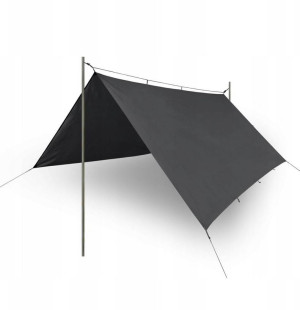 Tarp Płachta Biwakowa 3x3 m Helikon SUPERTARP Rip-Stop - Shadow Grey
