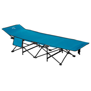 Łóżko Polowe NILS Camp NC2701 188cm - Niebieskie