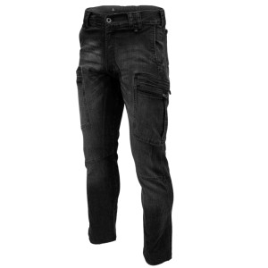 Spodnie Taktyczne Jeansy Męskie Bojówki Texar Dominus - Denim Black