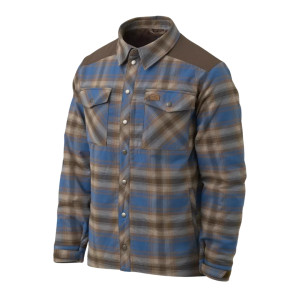 Koszula Taktyczna zimowa Ocieplana Helikon Warden - Forest Blue Plaid