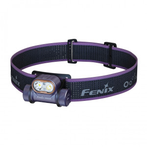 Latarka Czołowa Czołówka LED Fenix HM55R Akumulatorowa USB-C 1200lm - Fioletowa