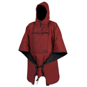 Peleryna Przeciwdeszczowa Ponczo Helikon SWAGMAN Roll - Crimson Sky