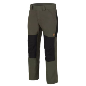 Spodnie Taktyczne Helikon Woodsman - Taiga Green / Czarny