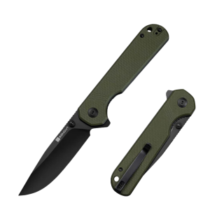 Nóż składany Sencut Aetheris OD Green G10, Black 9Cr18MoV (S24095-2)