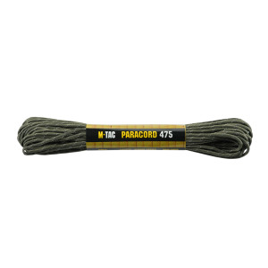 Linka Paracord 3mm M-tac 475 - 15m - Ranger Green Reflective