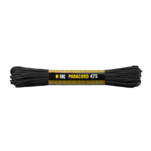 Linka Paracord 3mm M-Tac 475 - 30m - Czarna
