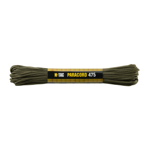 Linka Paracord 3mm M-Tac 475 - 30m - OD Green