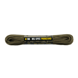Linka Paracord 3,6 mm M-Tac 550 Mil-Spec - 15m - Coyote/Ranger Green Diamond