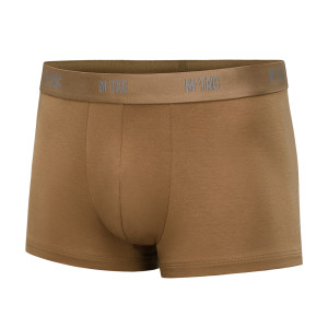 Bokserki Męskie Bawełniane M-tac Cotton Scretch Trunks - Coyote Brown