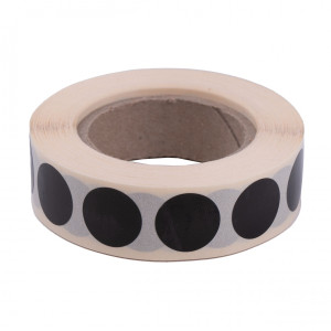 Zaklejki Do Tarcz Strzeleckich 16 Mm 1000 Szt - Czarne