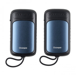 Ogrzewacz do Rąk Elektryczny USB OcoopaUT5 DuoHeat - Czarny/Niebieski