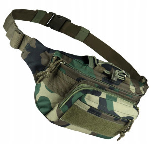 Saszetka Nerka Taktyczna Camo Kangoo - Woodland