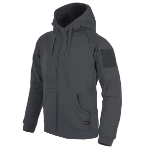 Bluza Męska z Kapturem Rozpinana Helikon Urban Hoodie Lite Fullzip - Szara