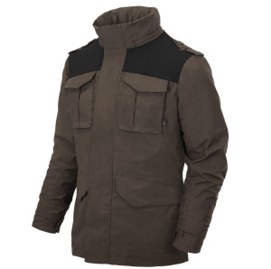 Kurtka Męska Helikon Covert M-65 - Earth Brown/Czarny