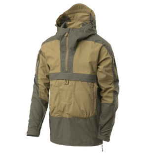 Kurtka Parka Taktyczna Męska/Damska Helikon Anorak Tracer - Coyote / Taiga Green