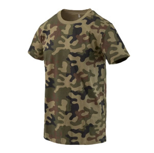 Koszulka Męska T-shirt Bawełniana Helikon - PL Woodland