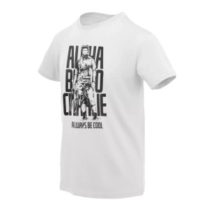 Koszulka Z Nadrukiem Męska Bawełniana Helikon T-shirtscud Abc - Biała