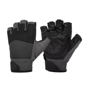 Rekawice Taktyczne Strzeleckie bez Palców Helikon Half Finger Mk2 - Czarny/Shadow Grey