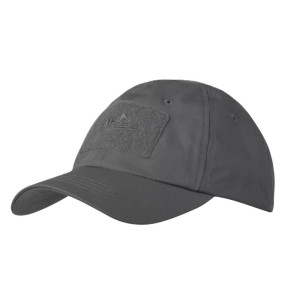Czapka z Daszkiem z Rzepem Helikon Baseball PolyCotton Ripstop - Shadow Grey