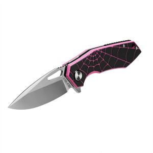 Nóż Taktyczny Składany M-Tac Type 12 Spider Web - Black/Pink/Steel