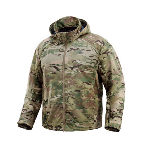 Kurtka Przeciwdeszczowa Męska Taktyczna M-tac Hardshell - Multicam