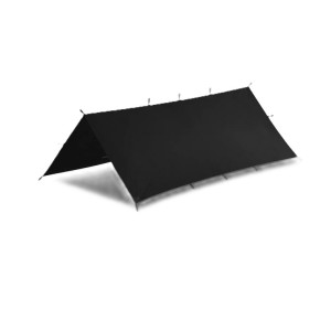 Tarp Płachta Biwakowa 2 X 2,5 M Helikon Supertarp Small - Czarny