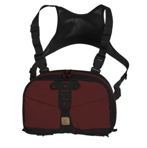 Torba Saszetka Nerka Taktyczna na Klatke Piersiową Helikon Chest Pack Numbat - Crimson Sky / Czarna